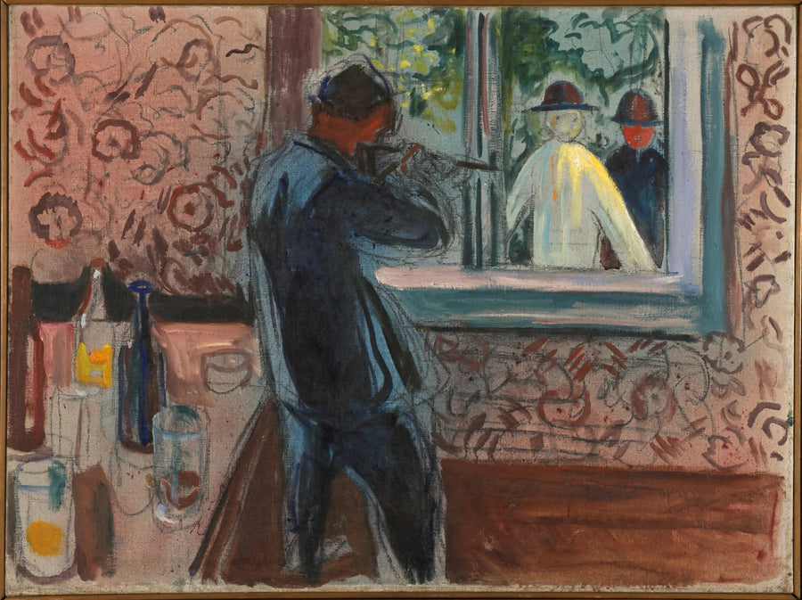 Les Convives non-invités - Edvard Munch