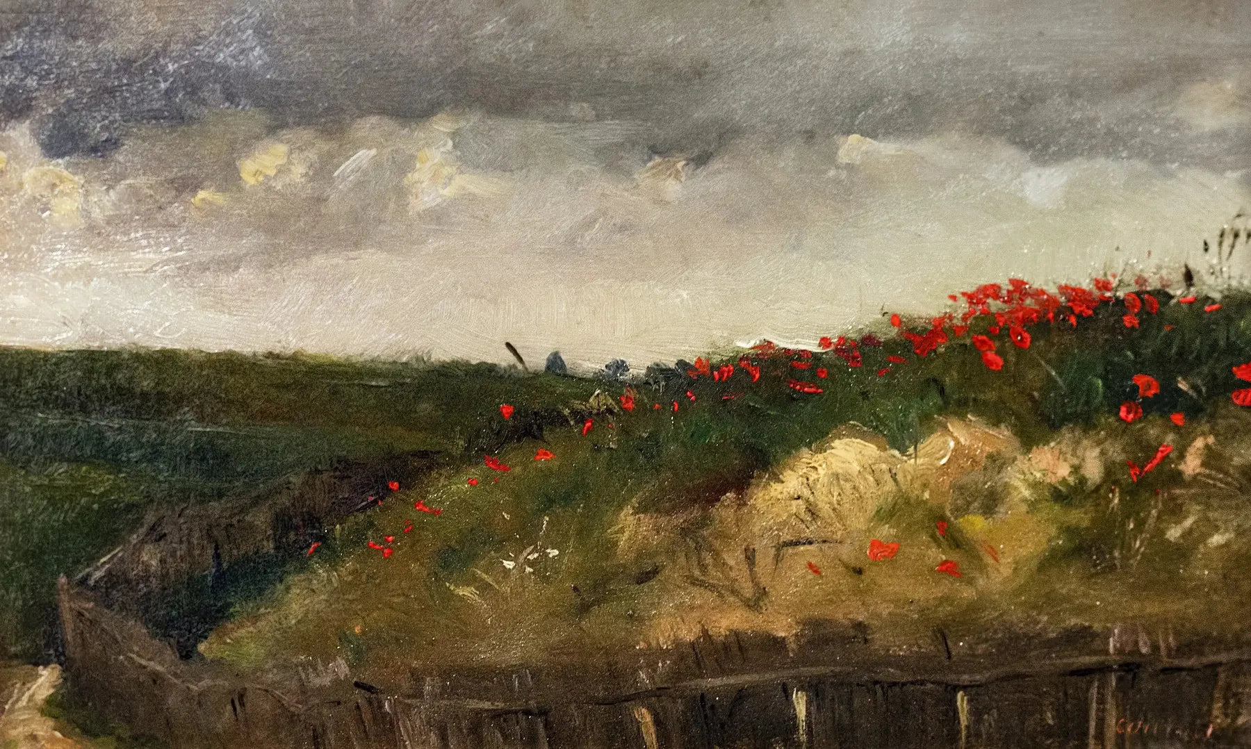 Les Coquelicots - Gustave Courbet image 1 copie peinte à la main à l’huile