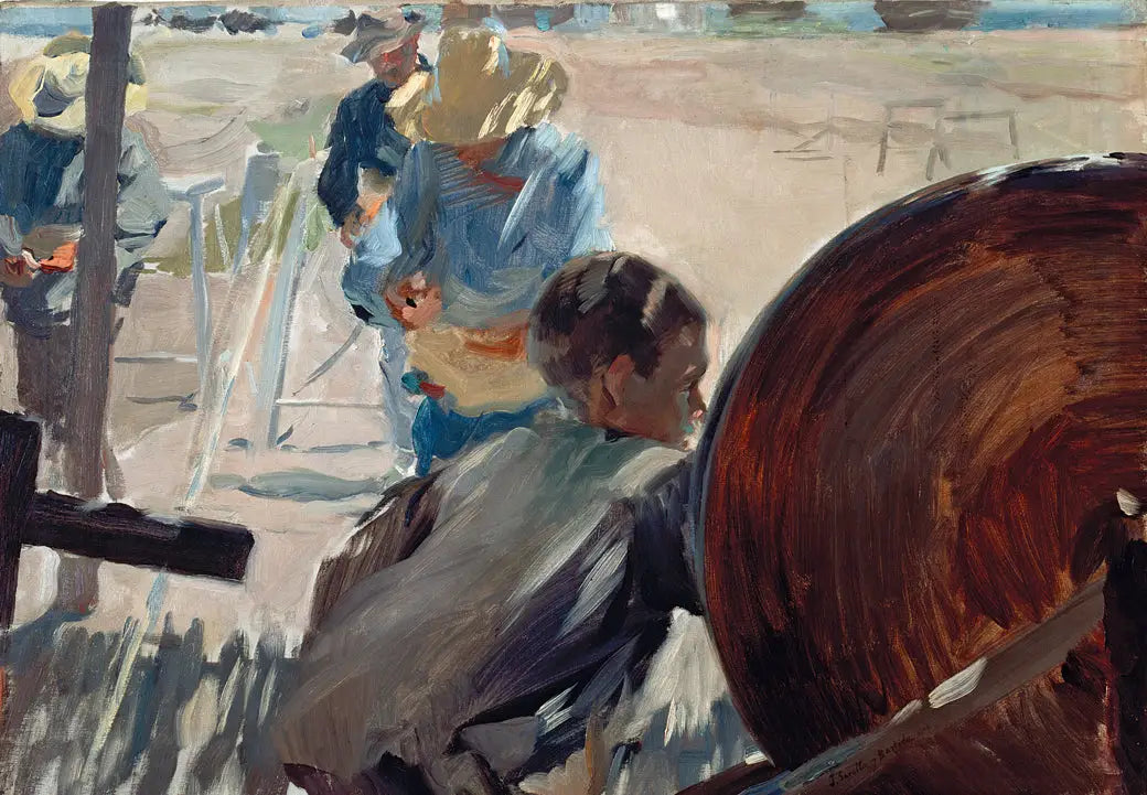 Les Cordeliers de Jávea - Joaquín Sorolla image 1 reproduction d’œuvre d’art à l’huile