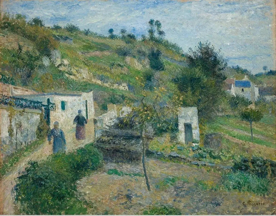 Les coteaux d'Auvers - Camille Pissarro