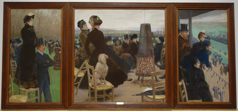 Les courses au Bois de Boulogne - Giuseppe De Nittis