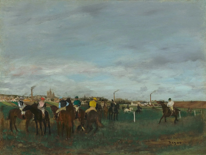 Les courses - Edgar Degas
