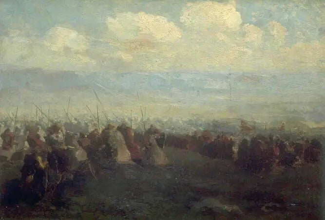 Les Croisés - Odilon Redon image 1 reproduction d’œuvre d’art à l’huile