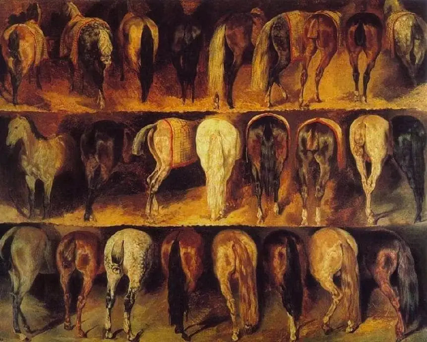 Les Croupes - Théodore Géricault