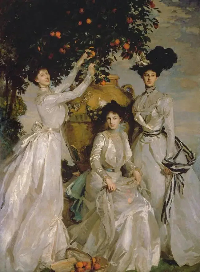 Les dames Alexandra, Mary et Theo Acheson - John Singer Sargent image 1 reproduction de peinture à l’huile