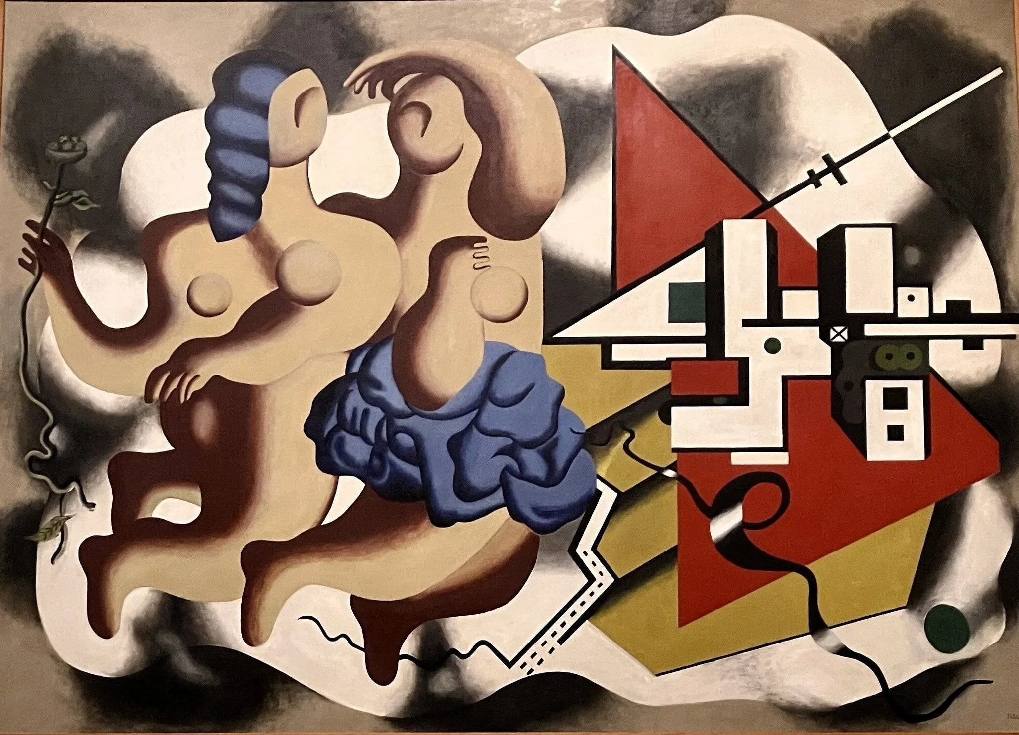 Les danseuses aux clés - Fernand Léger image 1 reproduction de peinture à l’huile