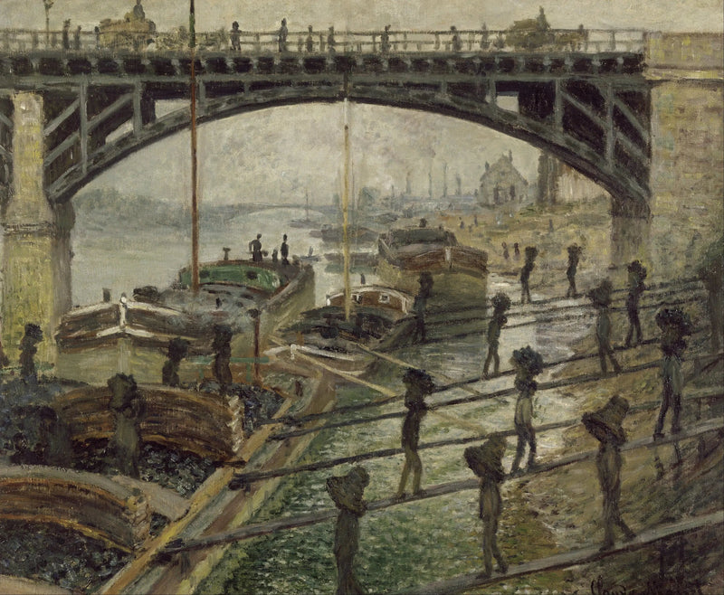 Les Déchargeurs de charbon - Claude Monet