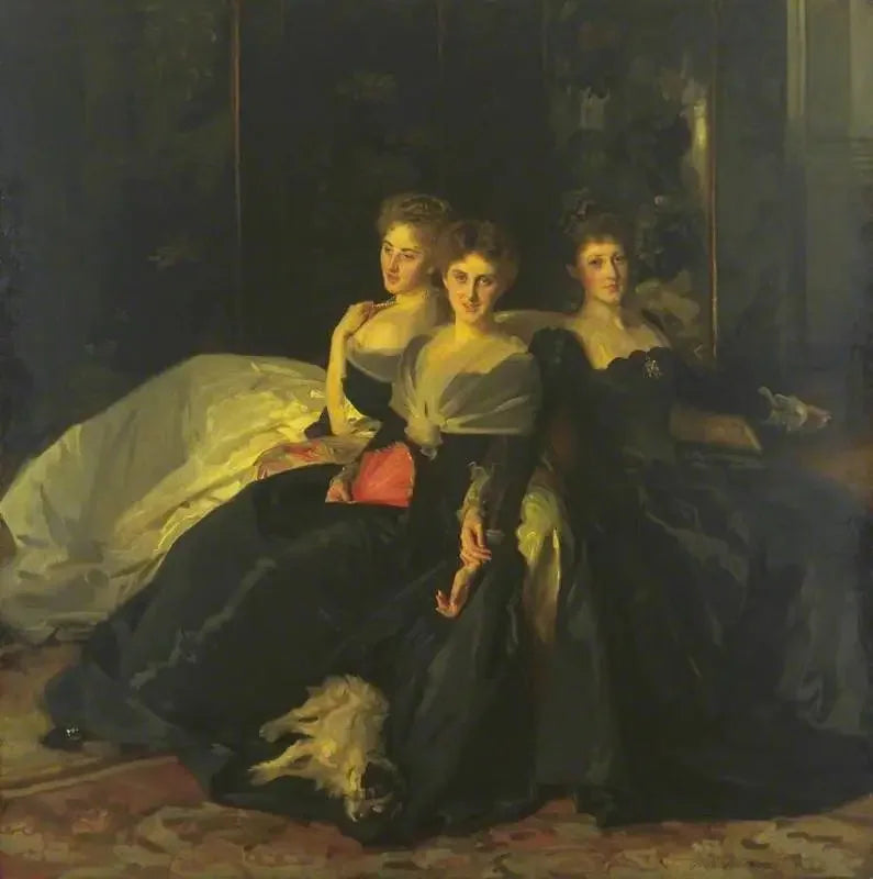 Les demoiselles Hunter - John Singer Sargent image 1 reproduction artisanale de tableau