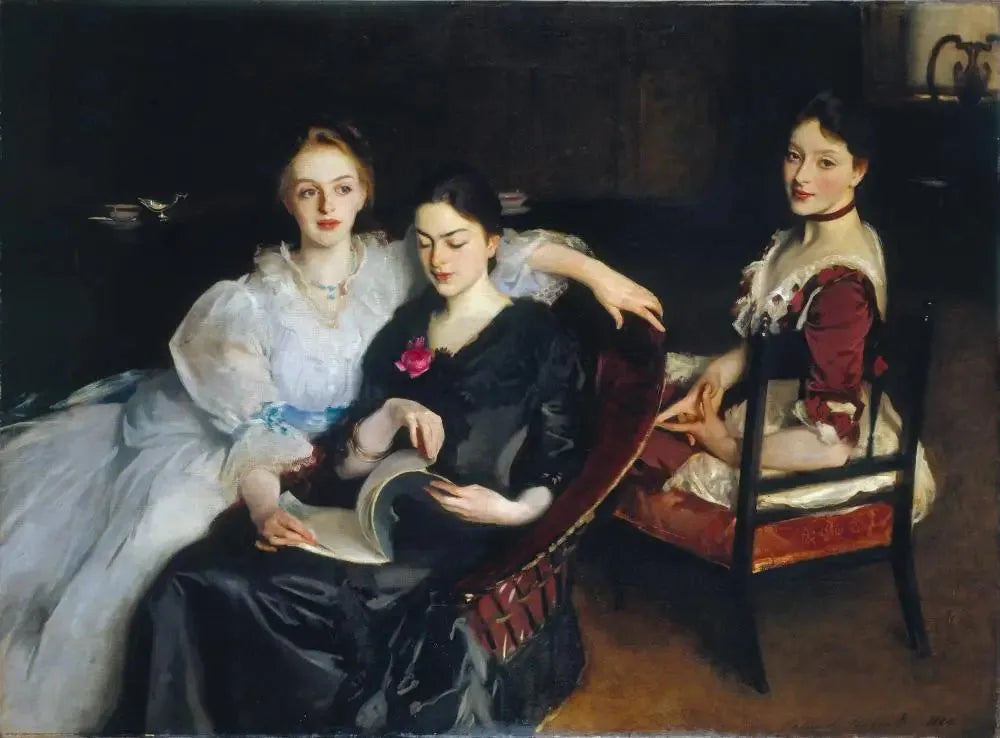 Les Demoiselles Vickers - John Singer Sargent image 1 tableau peint à l’huile sur toile