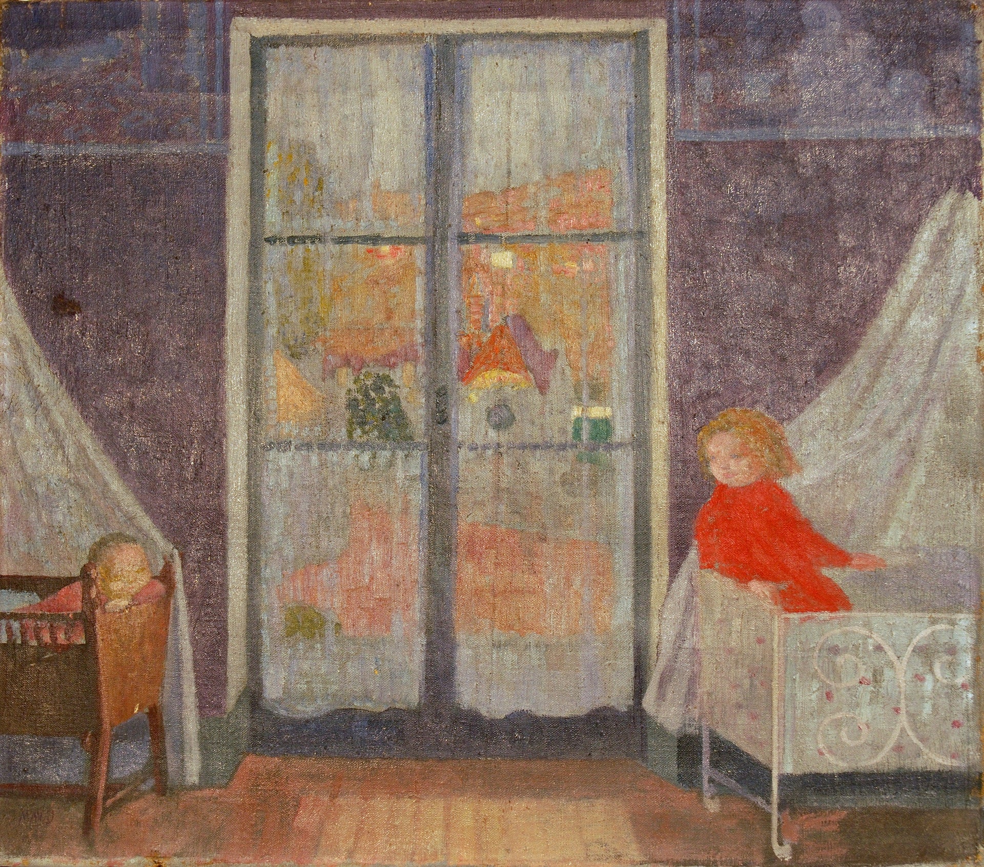 Les deux berceaux - Maurice Denis image 1 reproduction artisanale de tableau