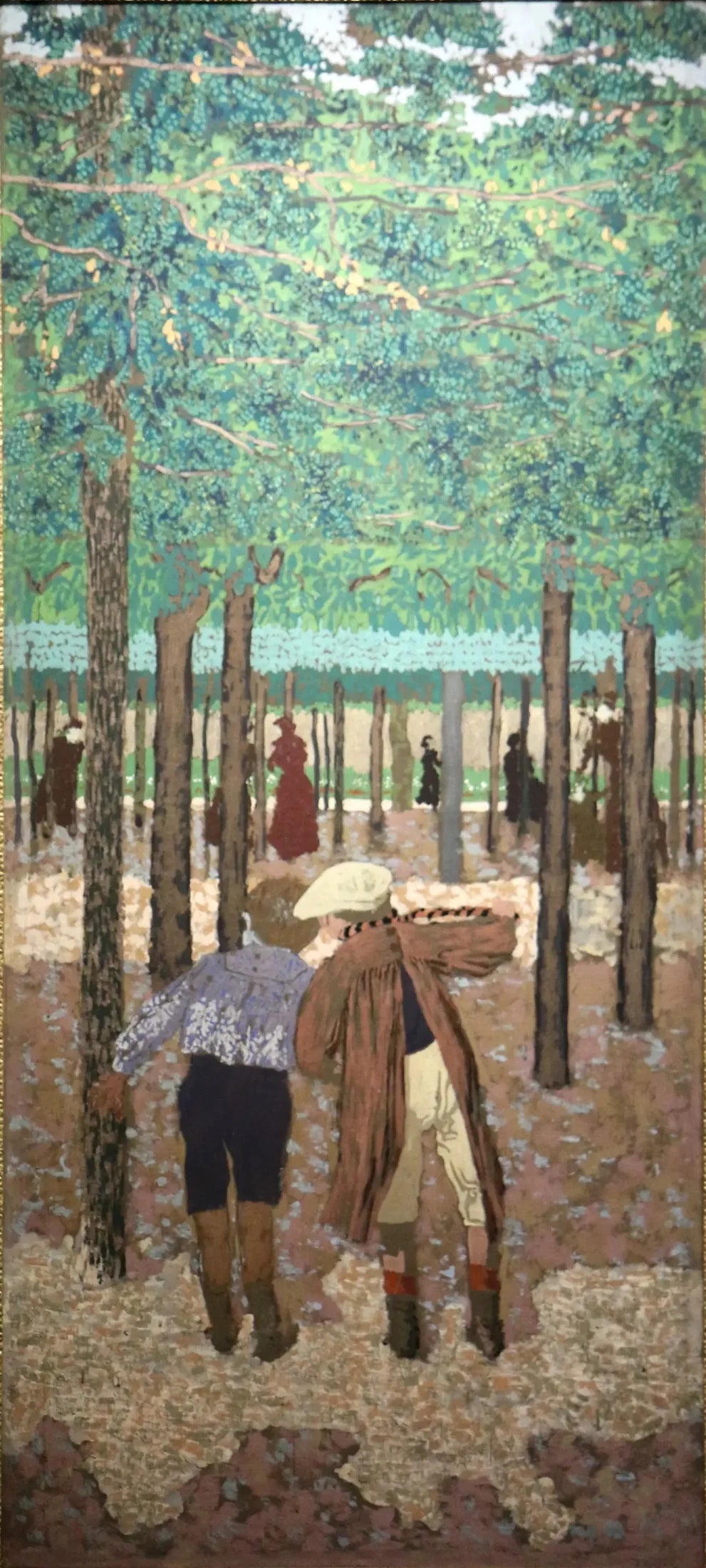 Les deux écoliers - Édouard Vuillard image 1 copie peinte à la main à l’huile