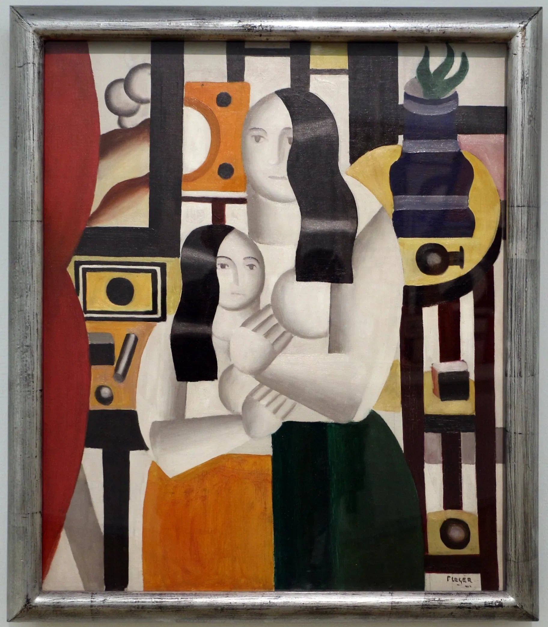 Les deux femmes debout - Fernand Léger image 1 copie de tableau peinte à la main
