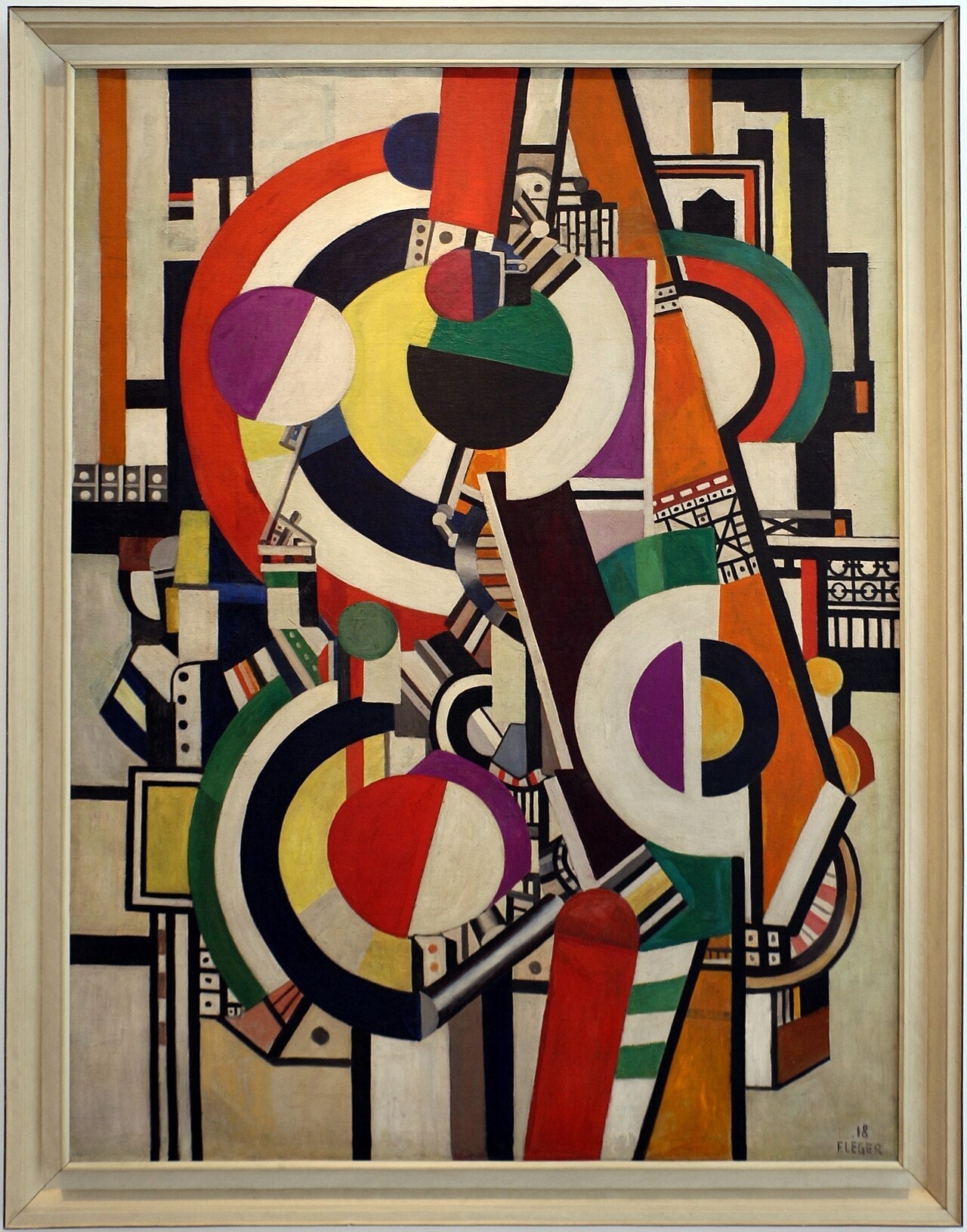 Les disques - Fernand Léger image 1 reproduction artisanale de tableau