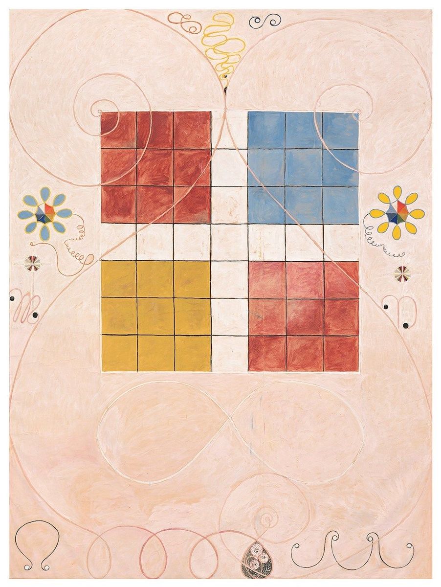 Les dix plus grandes, n° 10, Vieillesse - Hilma af Klint image 1 copie de tableau peinte à la main
