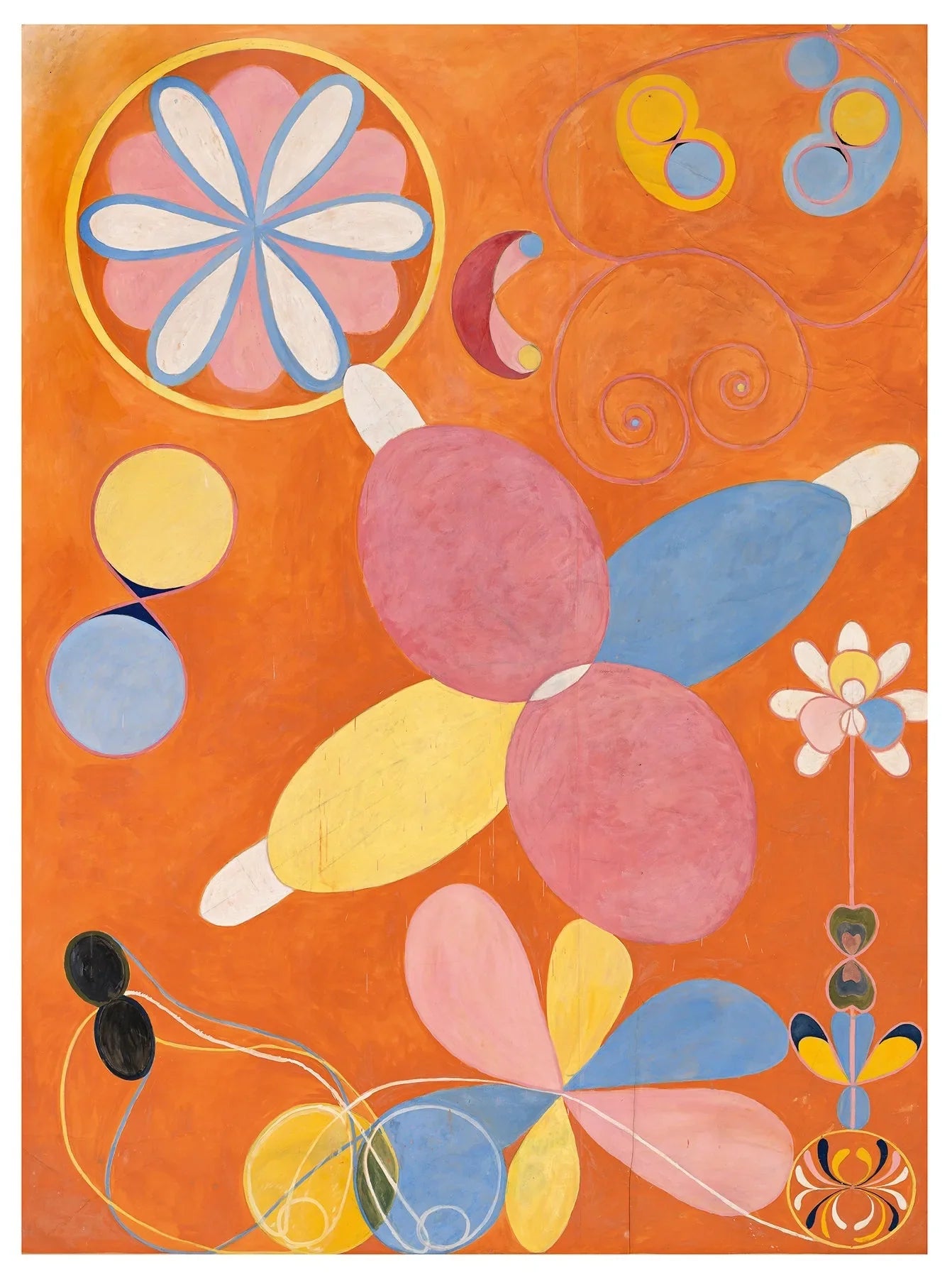 Les dix plus grandes, n° 4, Jeunesse - Hilma af Klint image 1 reproduction artisanale de tableau