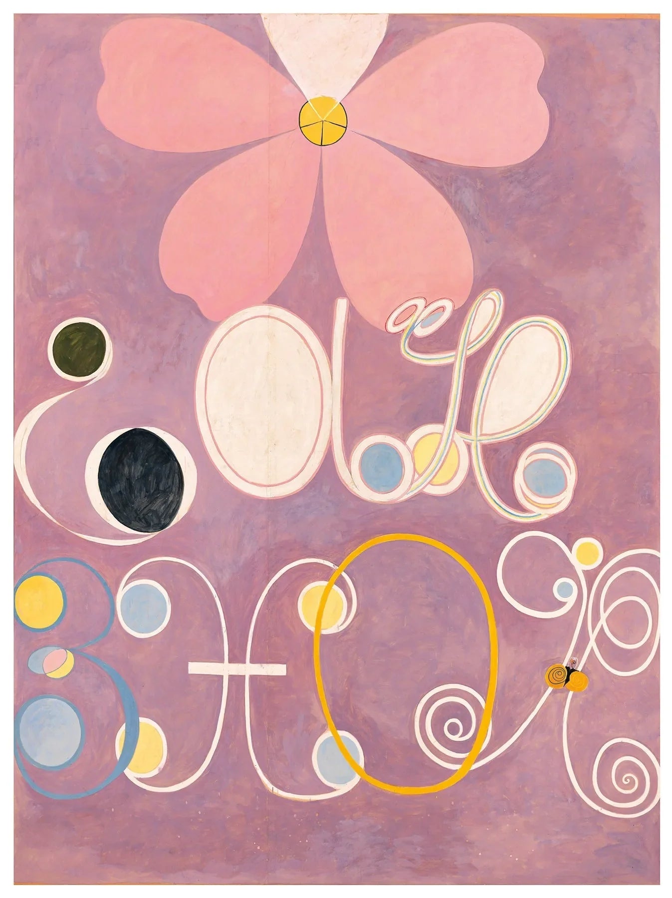 Les dix plus grandes, n° 5, l'âge adulte - Hilma af Klint image 1 copie peinte à la main à l’huile