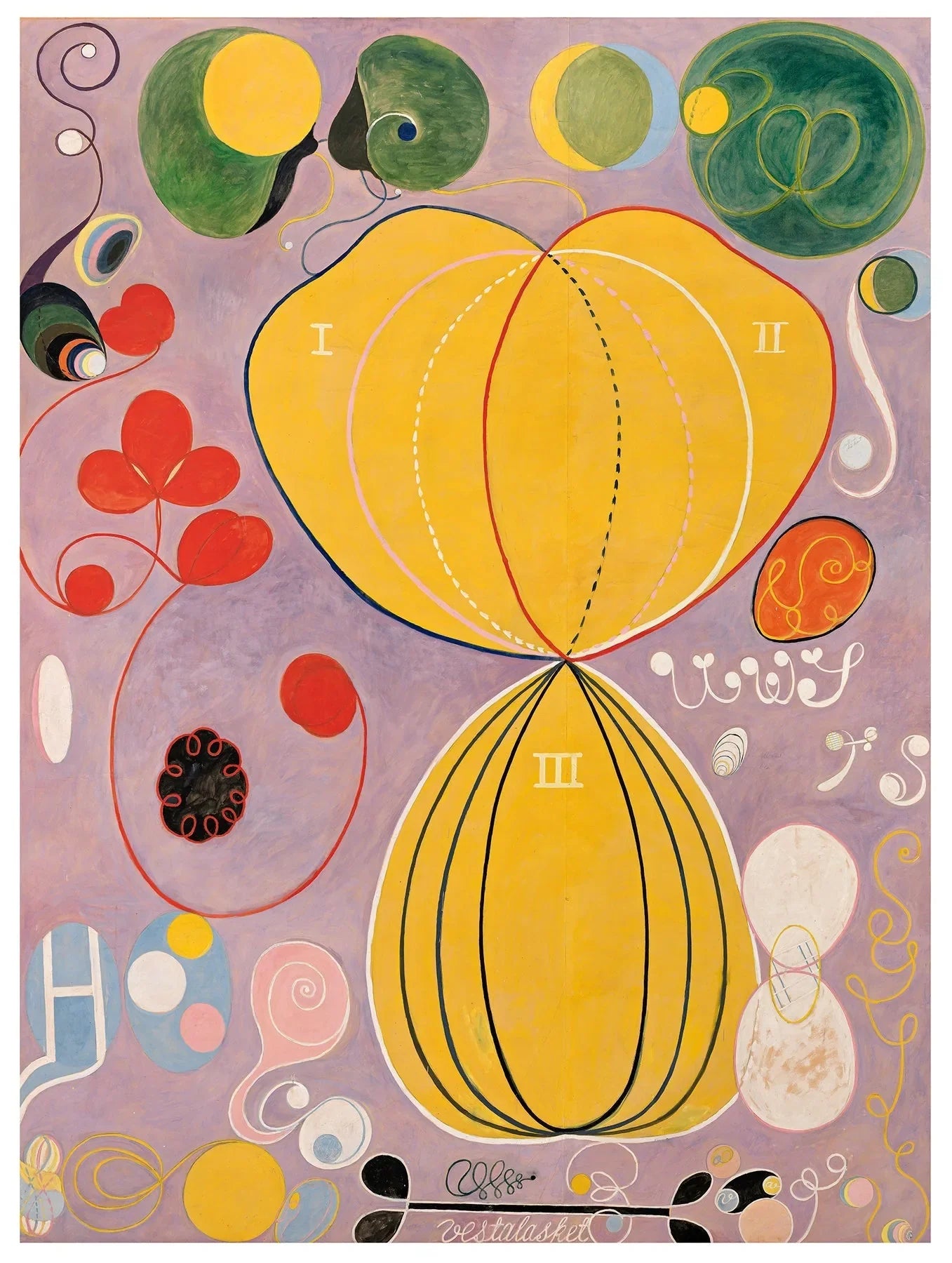 Les dix plus grandes, n° 7, l'âge adulte - Hilma af Klint image 1 reproduction réalisée par Alpha Reproduction