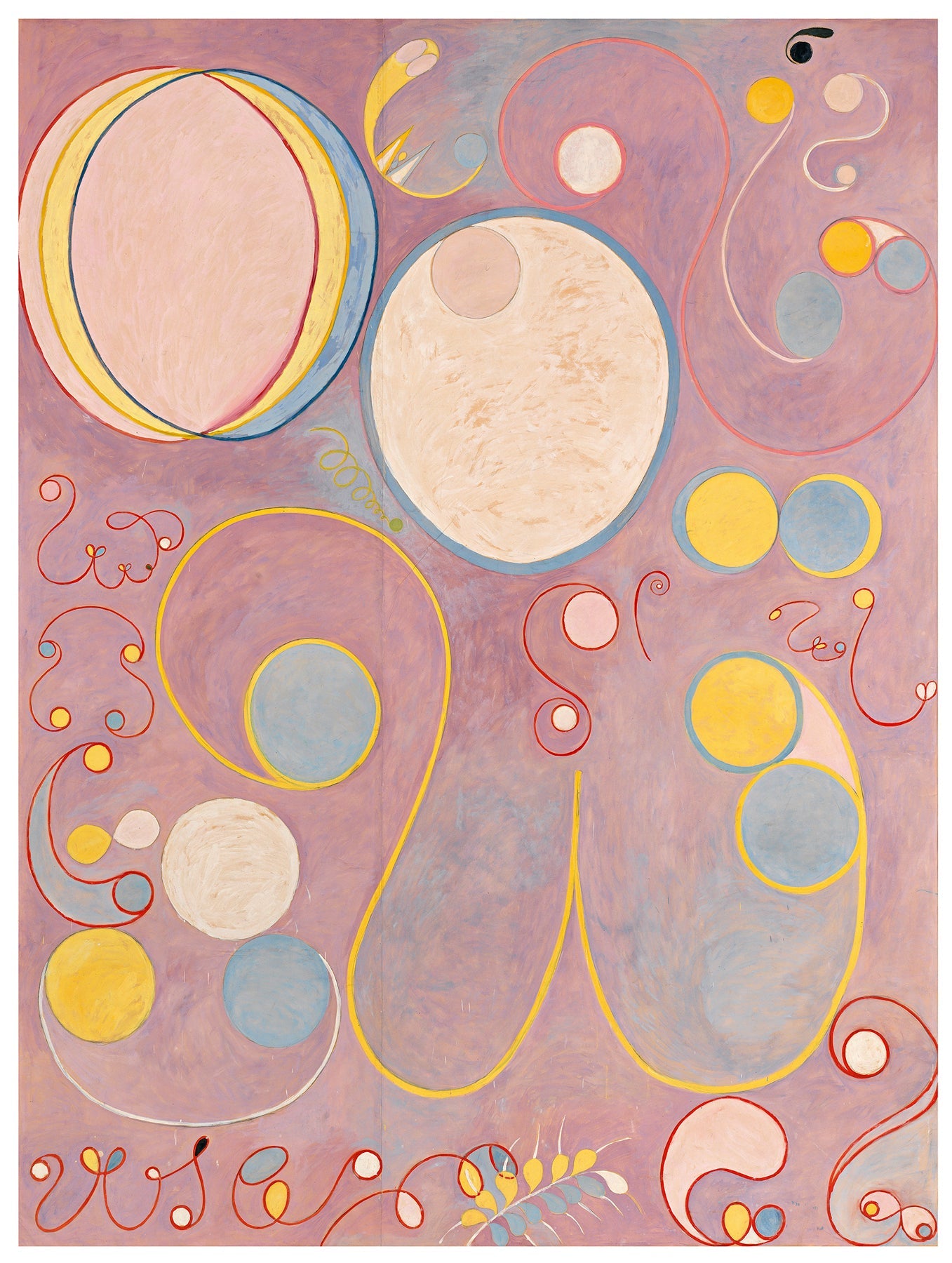 Les dix plus grandes, n° 8, l'âge adulte - Hilma af Klint image 1 reproduction de peinture à l’huile