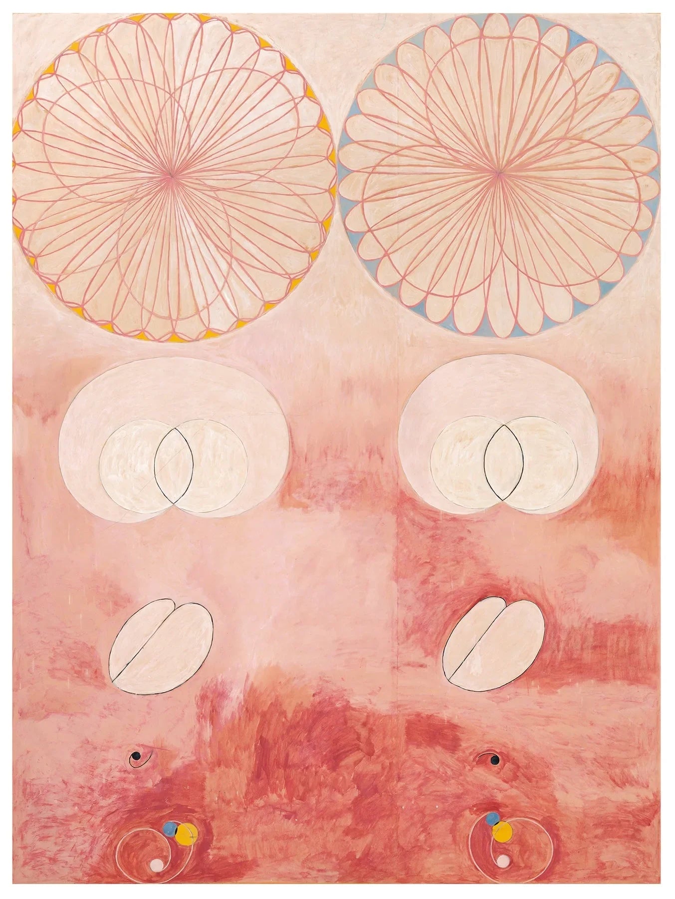 Les dix plus grandes, n° 9, Vieillesse - Hilma af Klint image 1 copie peinte à la main à l’huile
