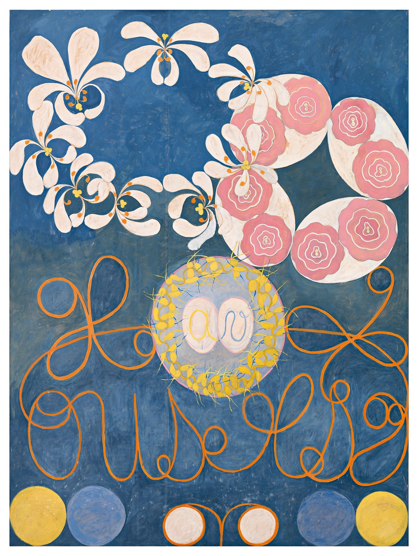 Les dix plus grands, n° 1, Enfance - Hilma af Klint image 1 copie de tableau peinte à la main