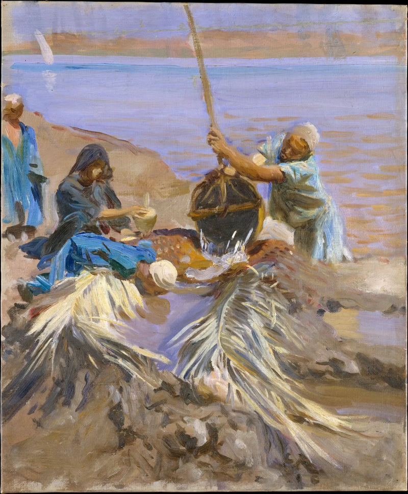 Les Égyptiens font monter l'eau du Nil - John Singer Sargent