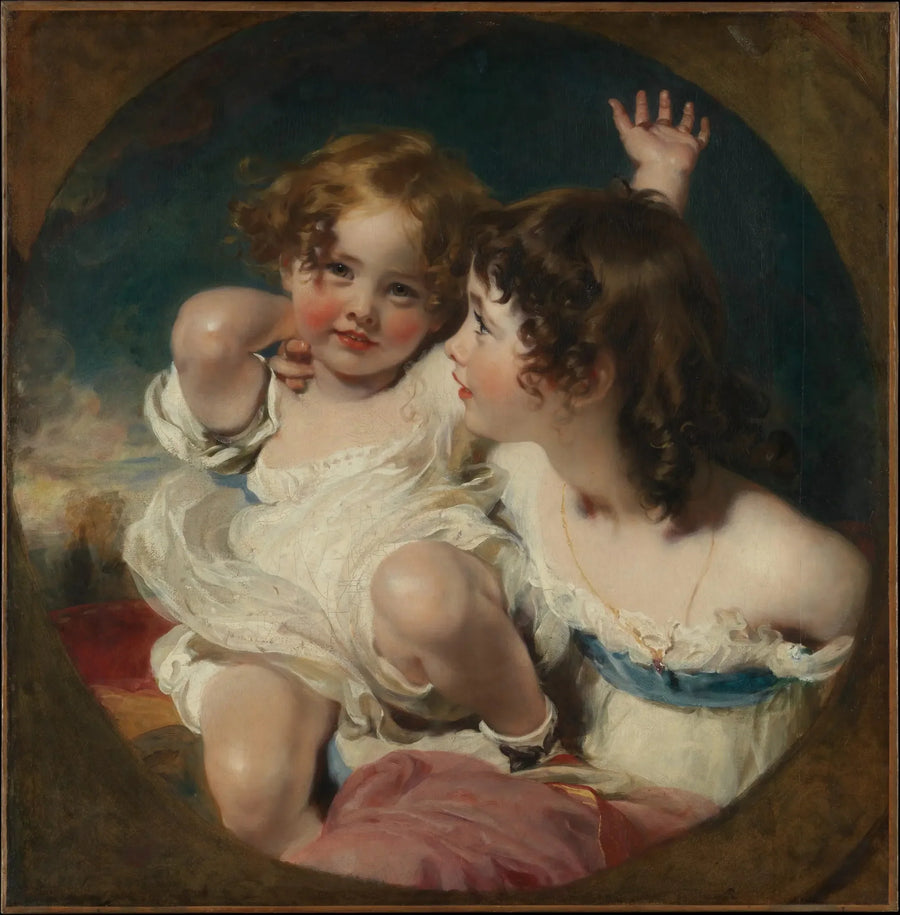 Les enfants Calmady (Emily, 1818–1906, et Laura Anne, 1820–1894) - Thomas Lawrence