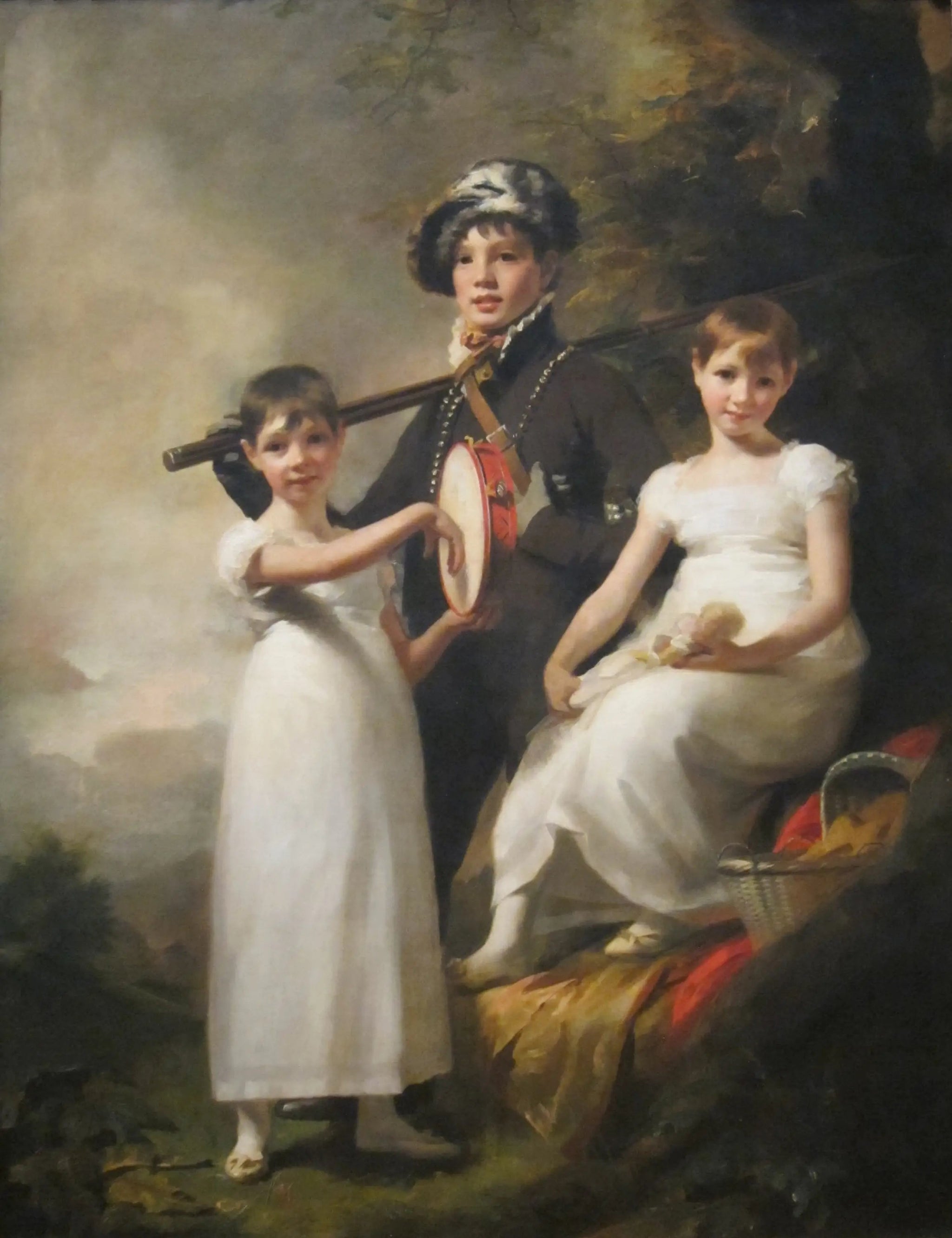 Les enfants d'Elphinston - Henry Raeburn image 1 reproduction de peinture à l’huile