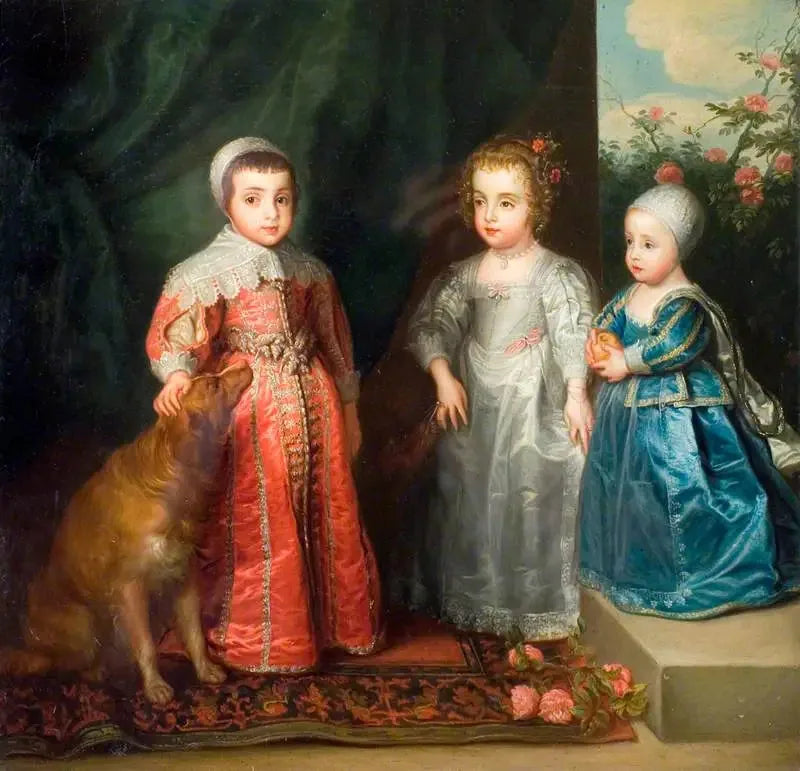 Les enfants de Charles Ier - Antoine van Dyck image 1 reproduction d’œuvre d’art à l’huile
