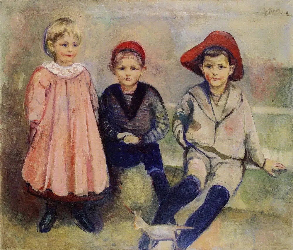 Les Enfants de Ludwig Meyer - Edvard Munch image 1 tableau peint à l’huile sur toile