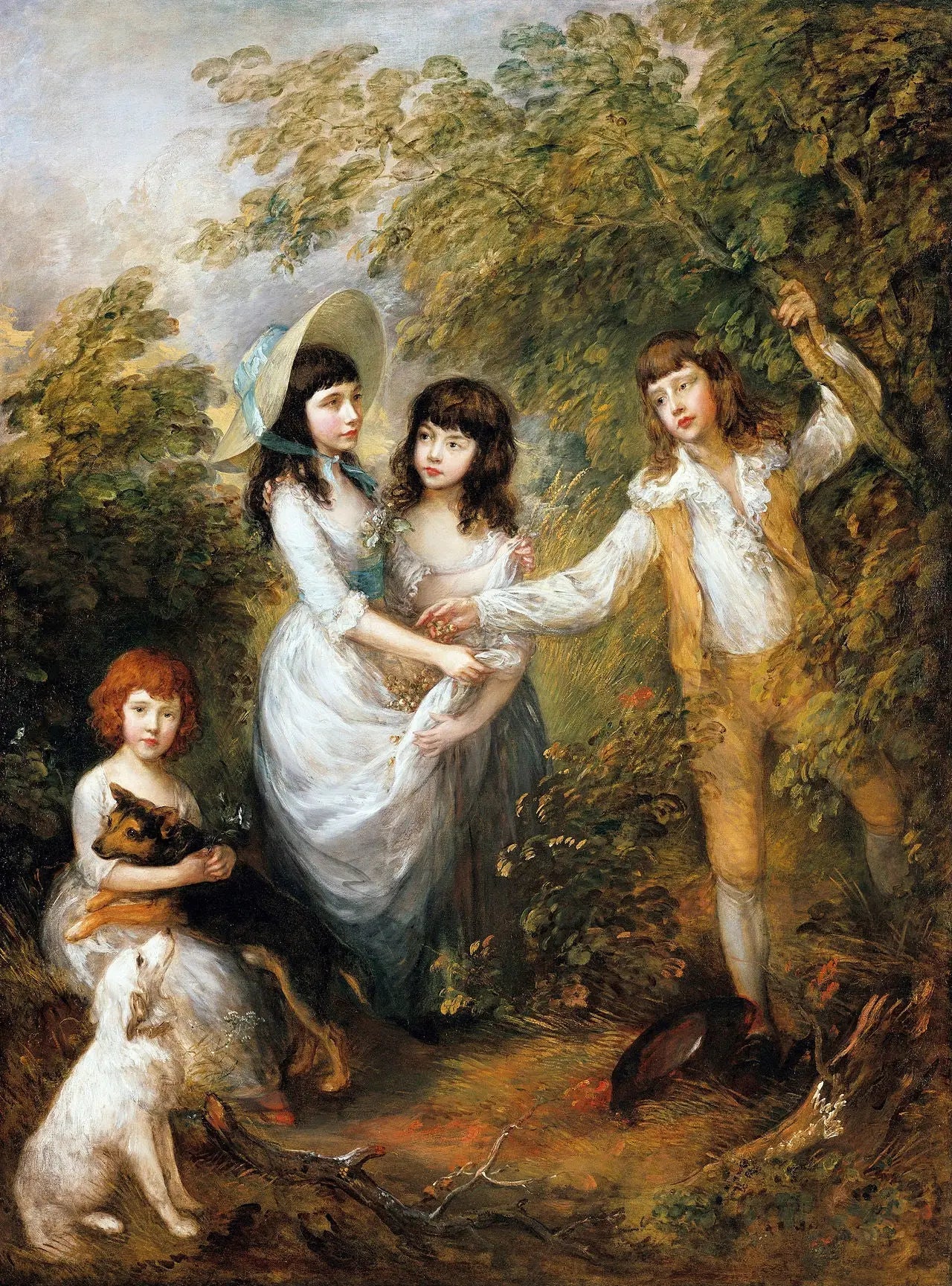 Les enfants de Marsham - Thomas Gainsborough image 1 copie de tableau peinte à la main
