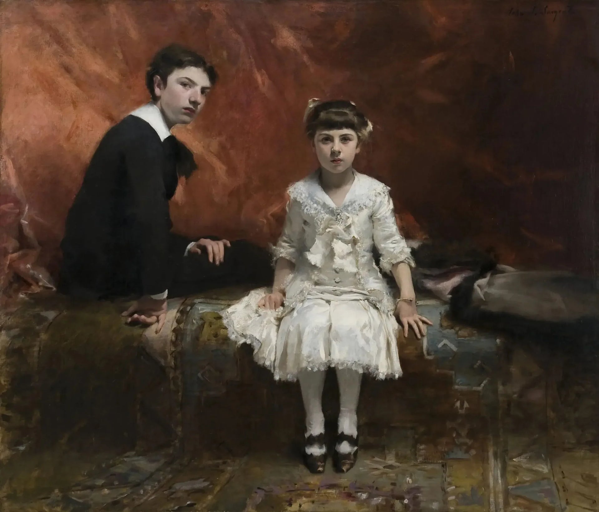 Les Enfants Pailleron - John Singer Sargent image 1 reproduction d’œuvre d’art à l’huile
