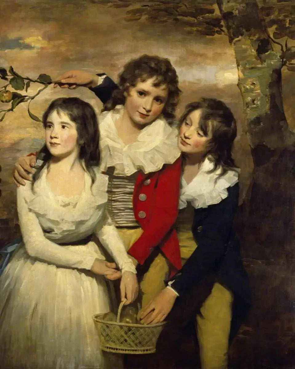 Les enfants Paterson - Henry Raeburn image 1 copie peinte à la main à l’huile