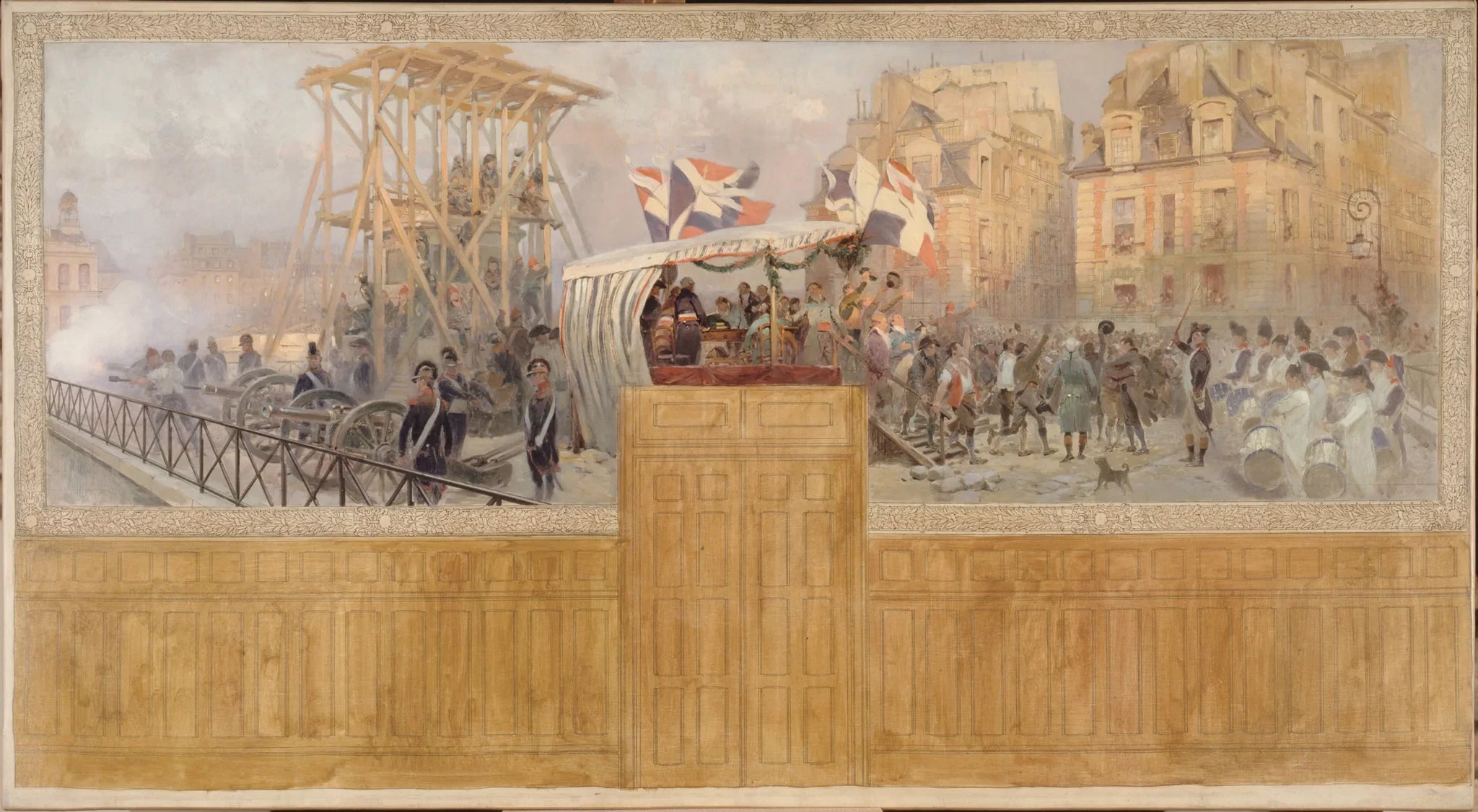 Les enrôlements volontaires en 1792 - Édouard Detaille image 1 reproduction réalisée par Alpha Reproduction