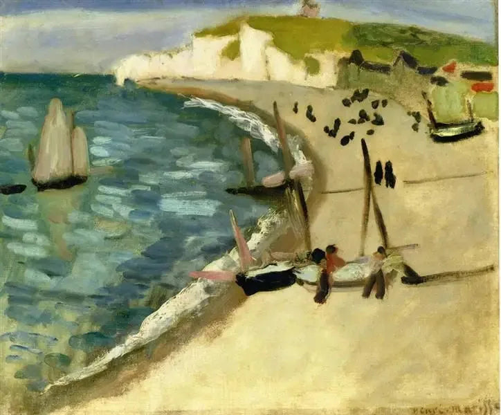 Les Falaises à Étretat - Henri Matisse