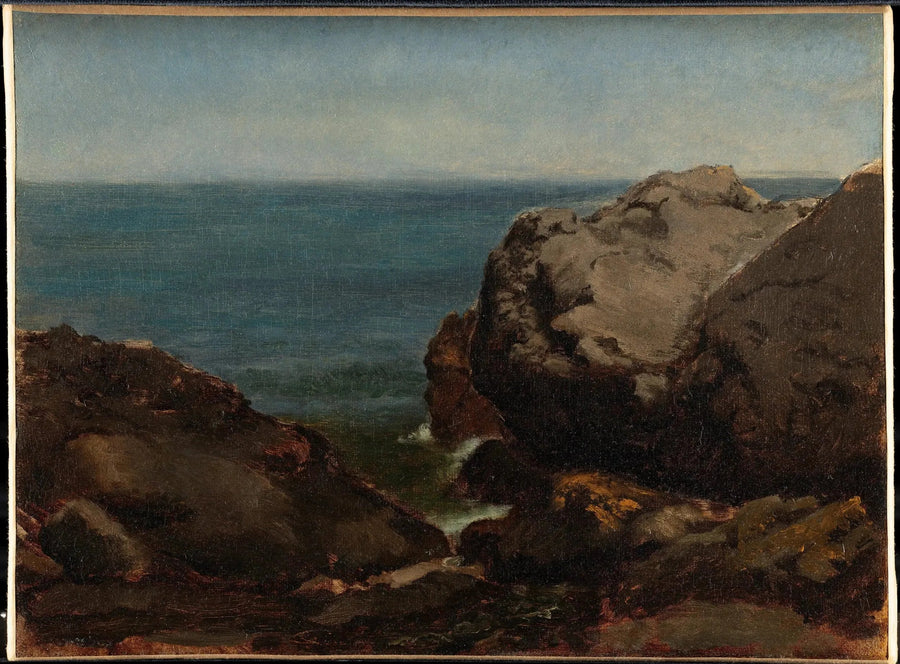Les falaises de Gréville - Jean-François Millet