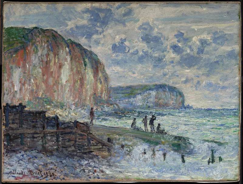 Les falaises des Petites Dalles - Claude Monet