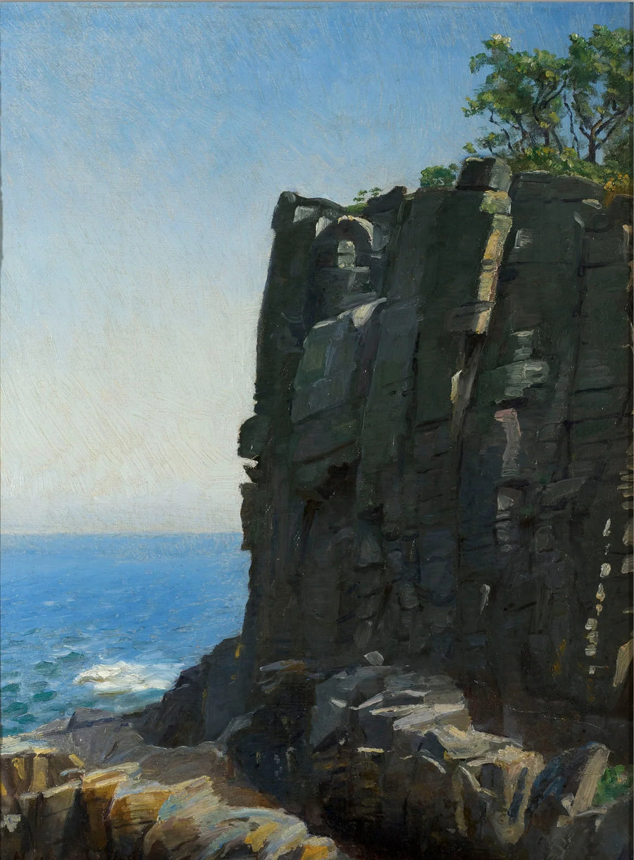 Les falaises du sanctuaire à Rø - Michael Peter Ancher