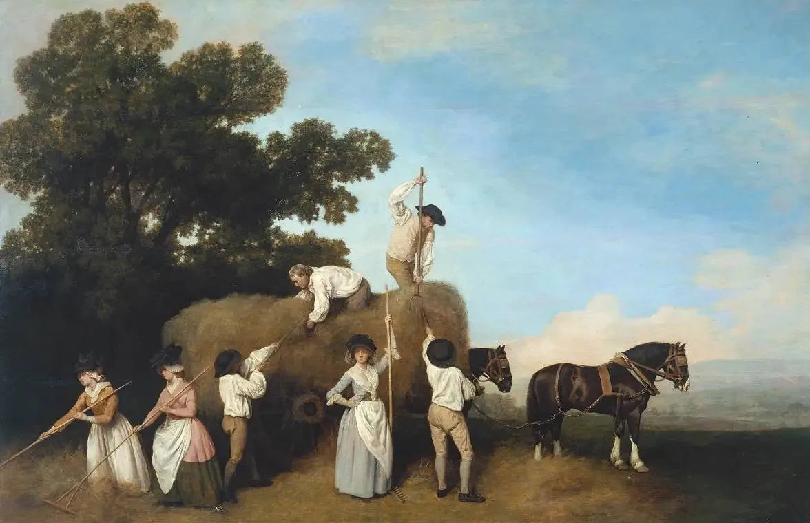 Les Faneurs - George Stubbs image 1 tableau peint à l’huile sur toile