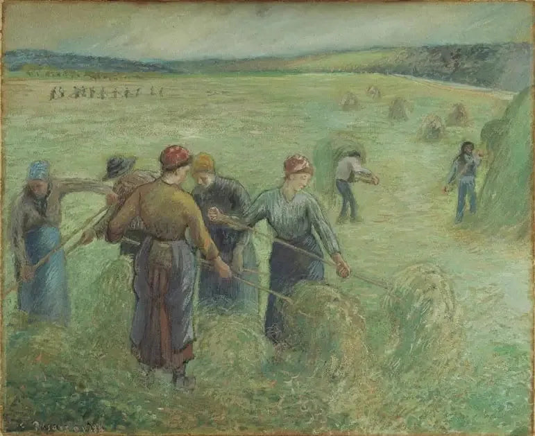 Les Faneuses - Camille Pissarro