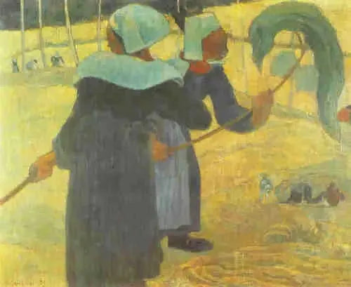 Les faneuses - Paul Gauguin image 1 tableau peint à l’huile sur toile