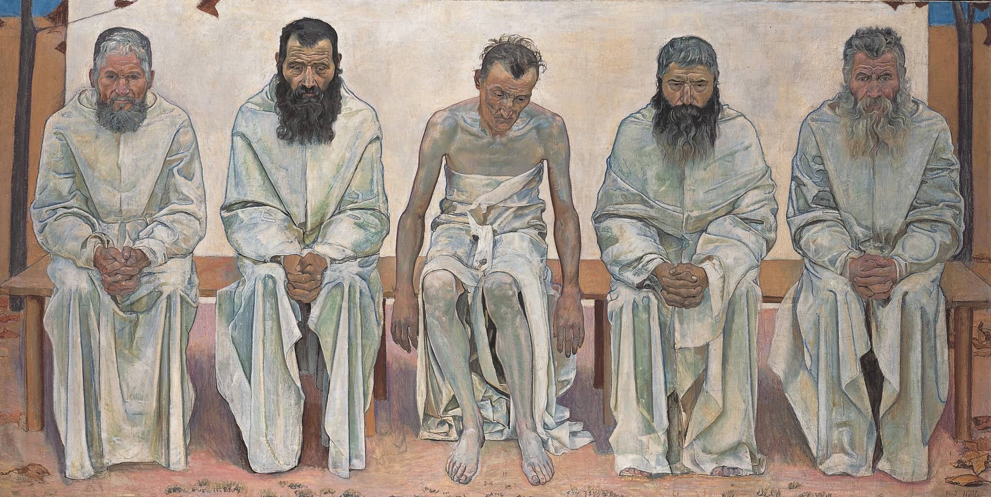 Les fatigués de la vie - Ferdinand Hodler image 1 copie de tableau peinte à la main