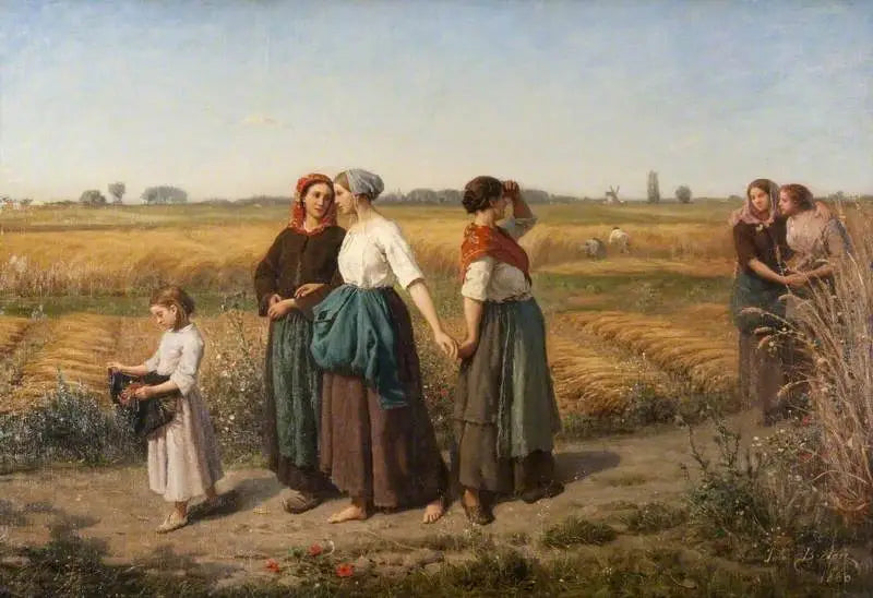 Les Faucheurs - Jules Breton image 1 reproduction artisanale de tableau