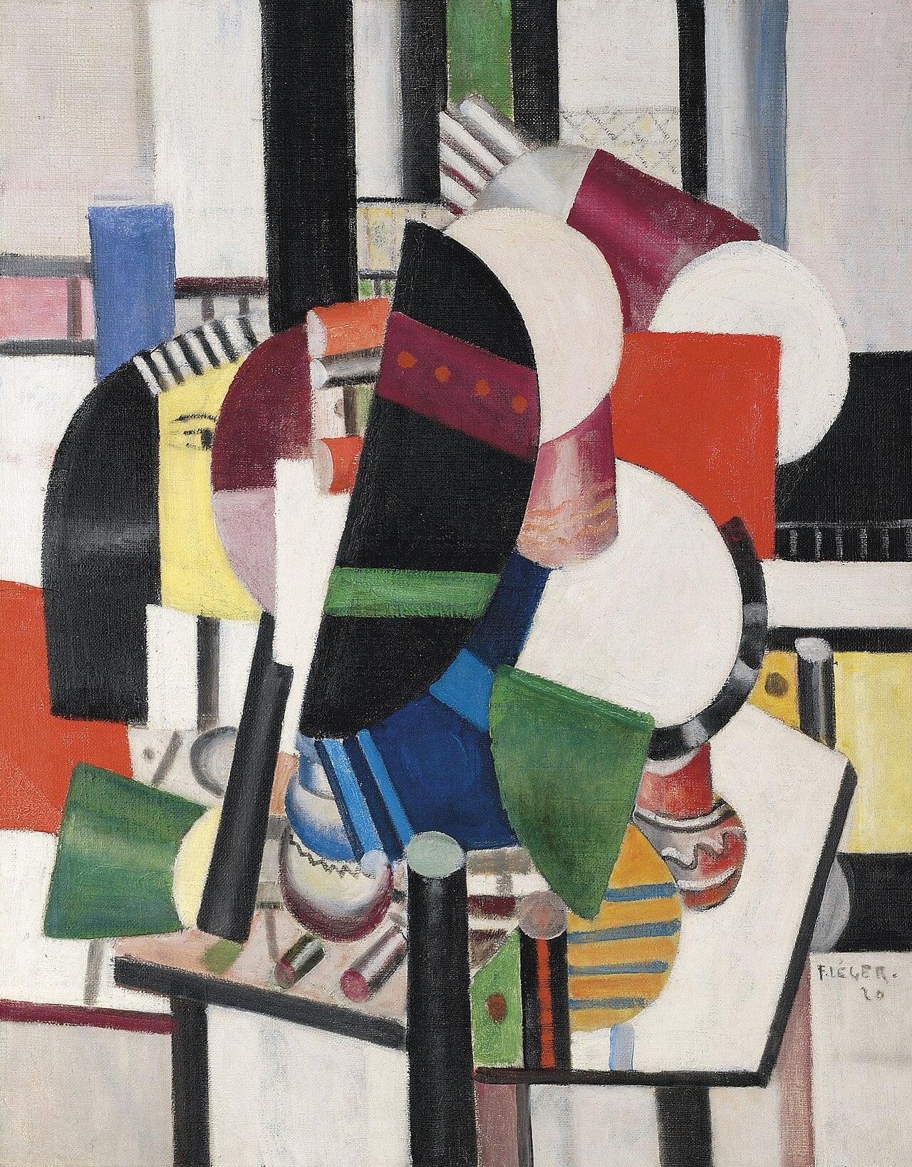 Les femmes à la toilette (I) - Fernand Léger image 1 tableau peint à l’huile sur toile