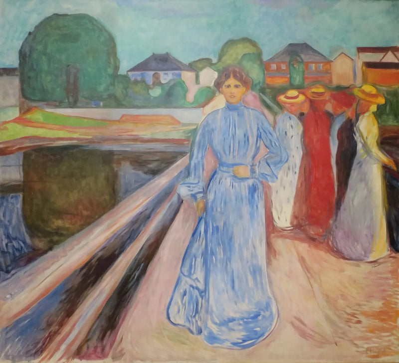 Les Femmes sur le pont - Edvard Munch