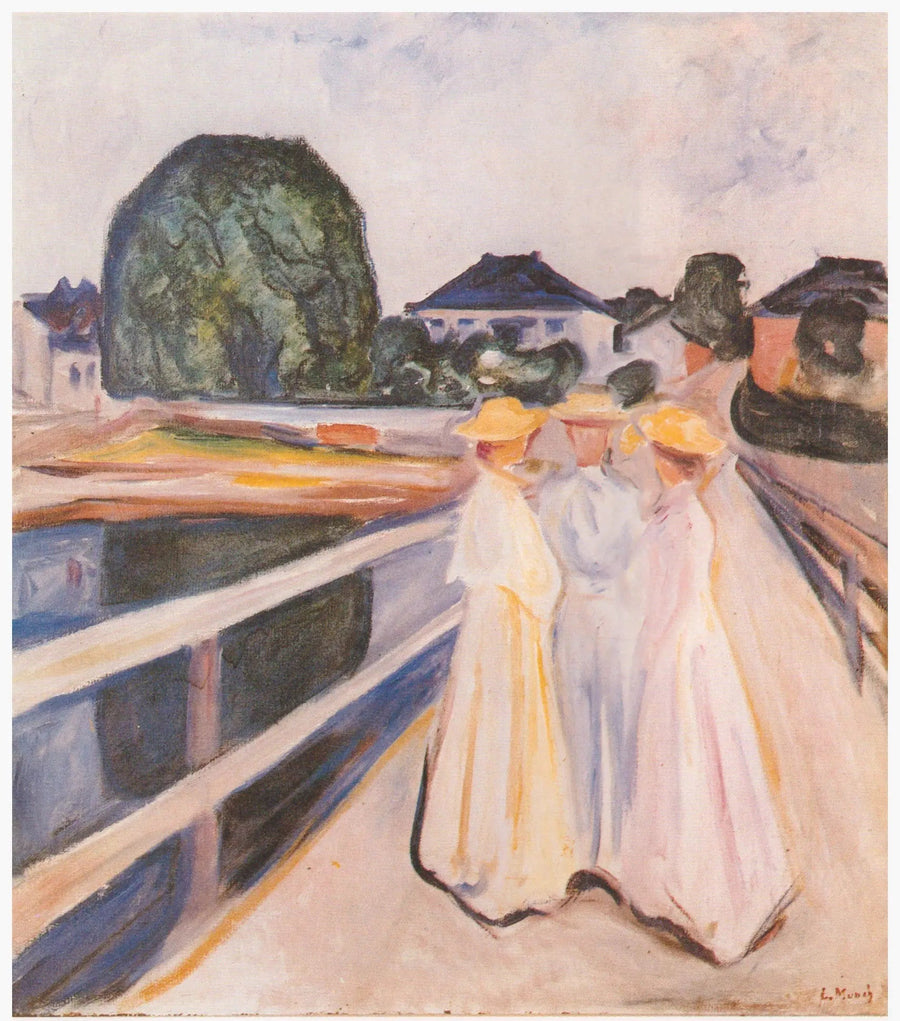 Les Femmes sur le pont - Edvard Munch