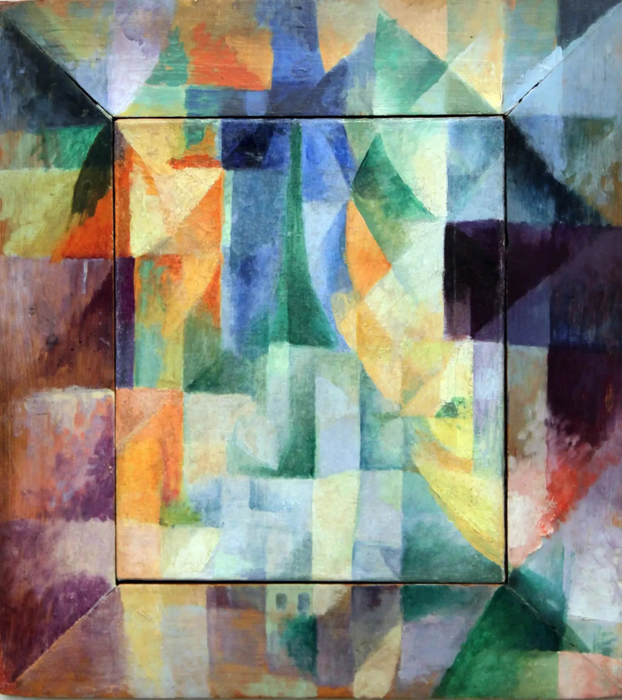 Les Fenêtres simultanées sur la ville. 1re partie, 2e motif, 1re réplique - Robert Delaunay