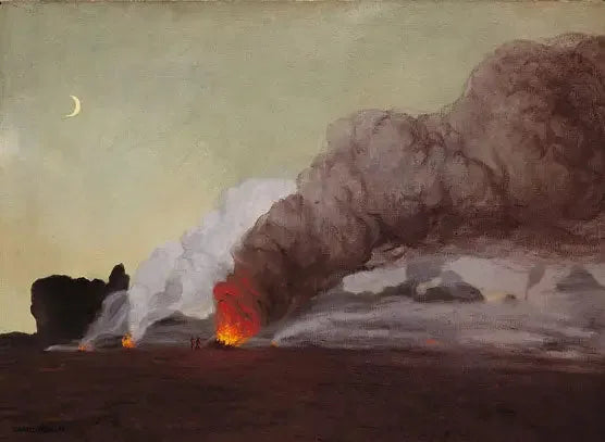 Les feux - Félix Vallotton image 1 reproduction réalisée par Alpha Reproduction