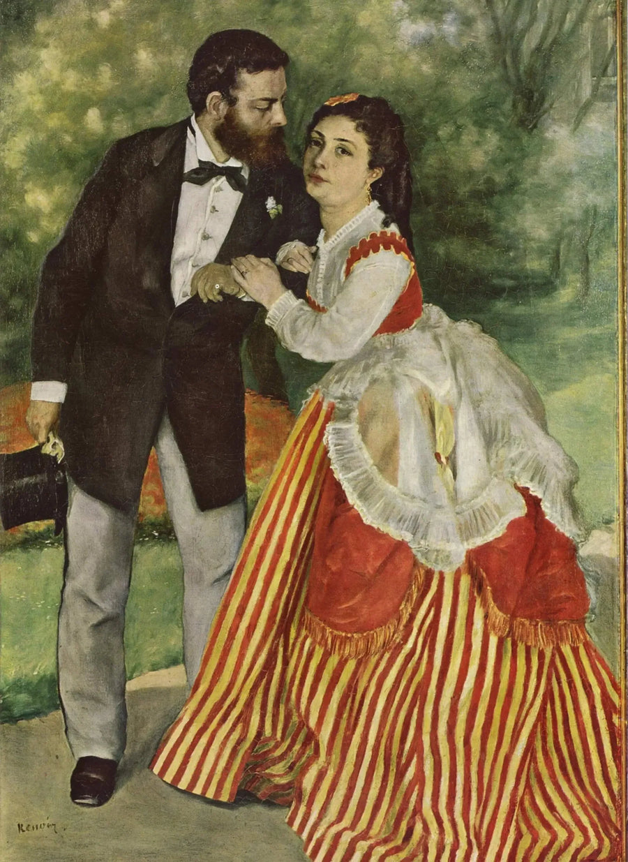 Les Fiancés - Le Ménage Sisley - Pierre-Auguste Renoir