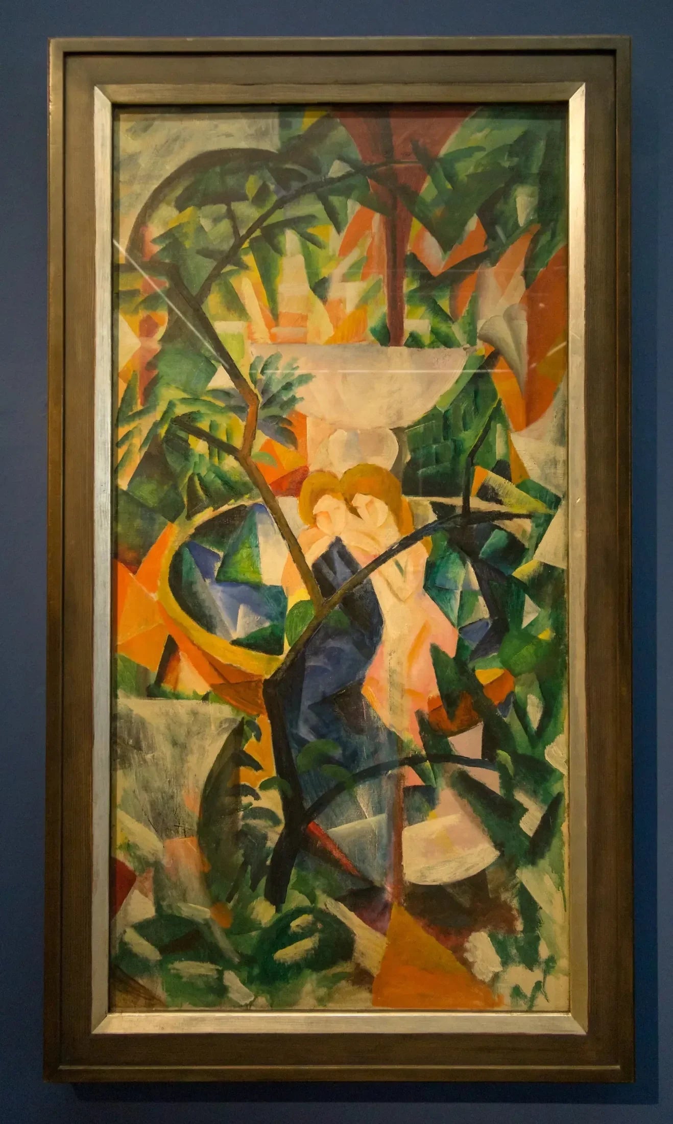 Les filles à la fontaine - August Macke image 1 reproduction de peinture à l’huile