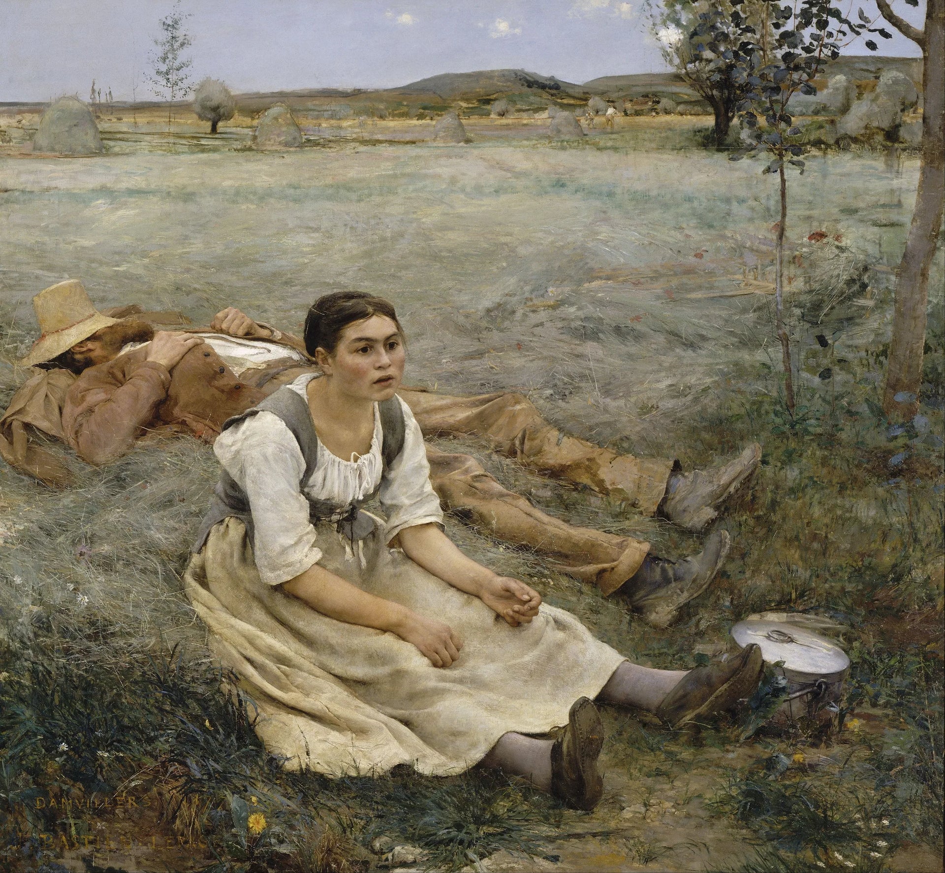 Les Foins - Jules Bastien-Lepage image 1 tableau peint à l’huile sur toile